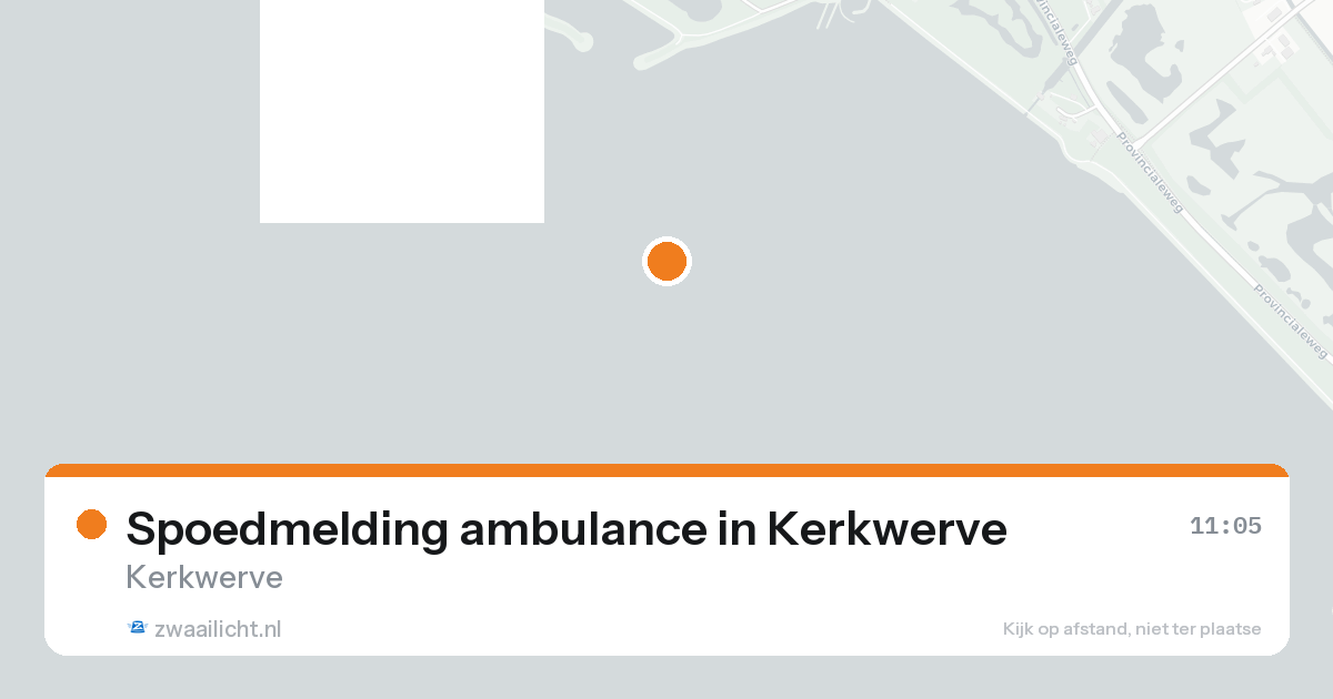 Spoedmelding ambulance in Kerkwerve — 13 aug 2026