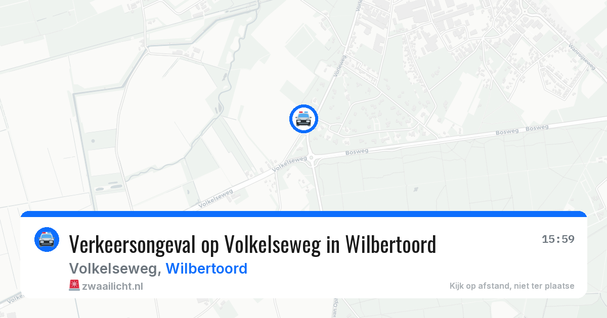 Verkeersongeval op Volkelseweg in Wilbertoord — 17 jun 2026