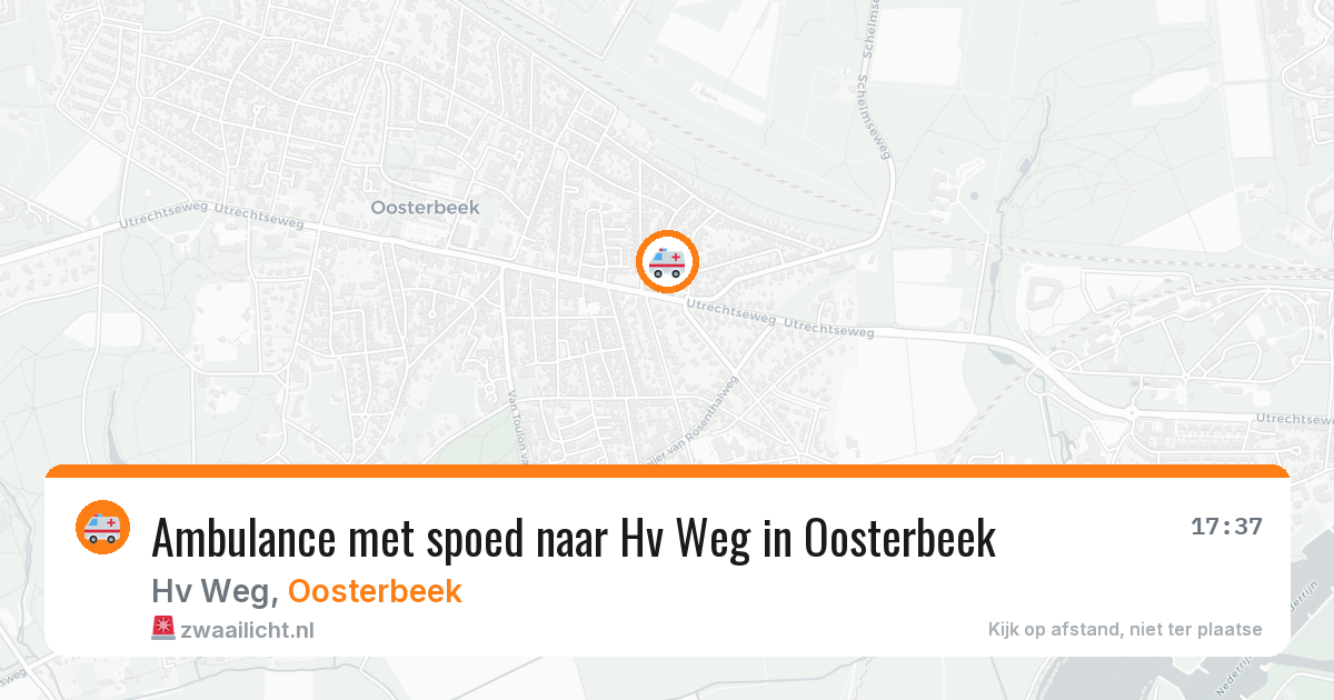 Ambulance met spoed naar Hv Weg in Oosterbeek — 26 mei 2026