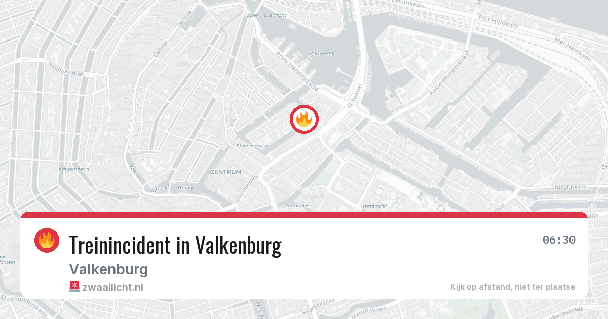 Treinincident in Valkenburg — 6 aug 2026