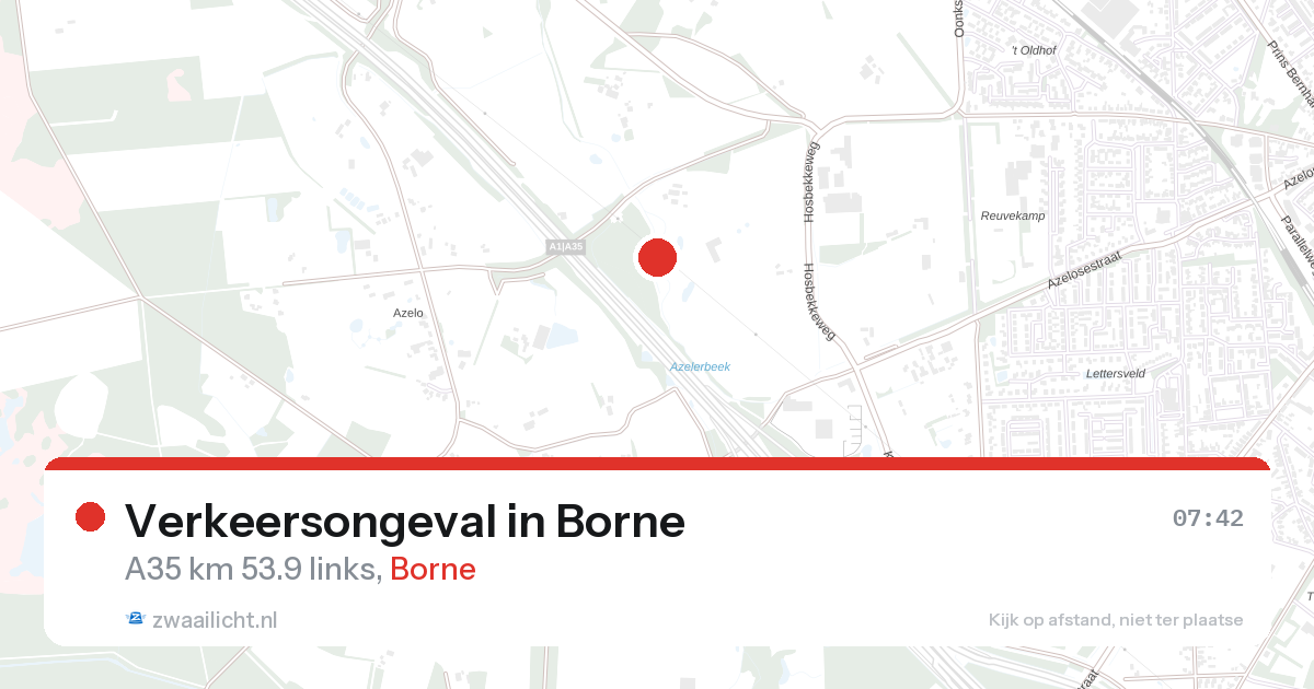 Verkeersongeval in Borne — 27 aug 2026