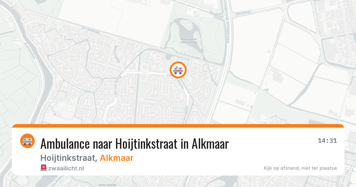 Ambulance naar Hoijtinkstraat in Alkmaar — 30 jun 2026