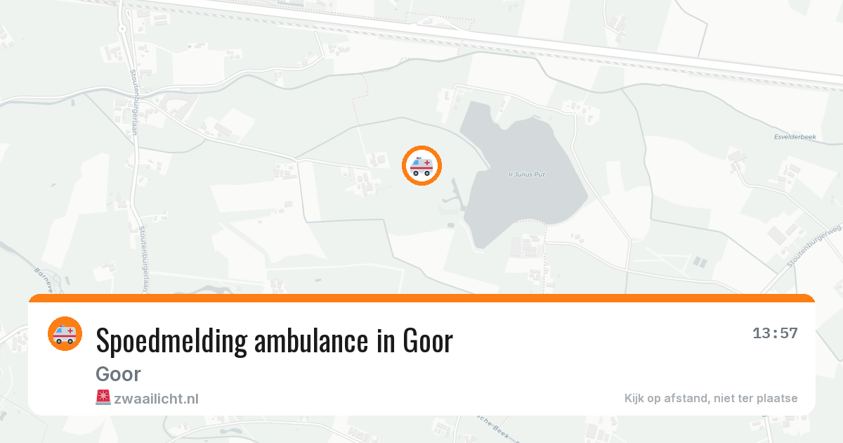 Spoedmelding ambulance in Goor — 5 feb 2026