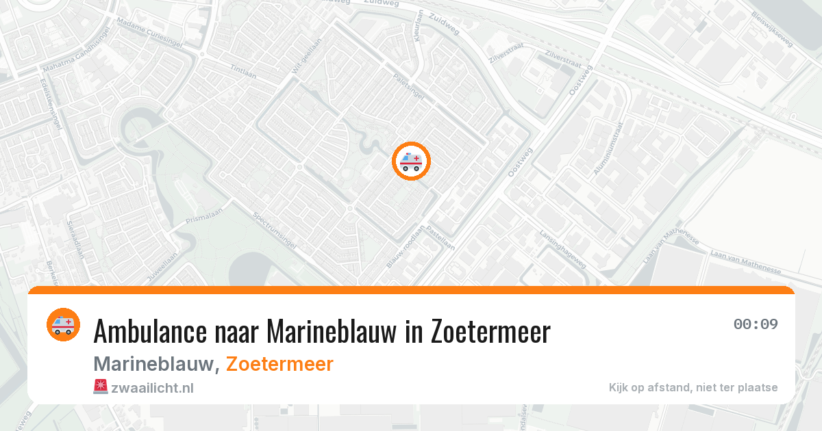 Ambulance naar Marineblauw in Zoetermeer — 28 jun 2026
