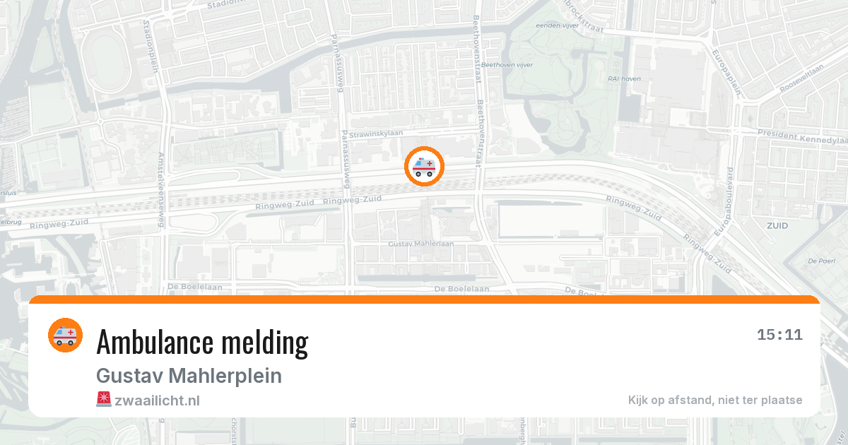 Ambulance melding — 26 jun 2026