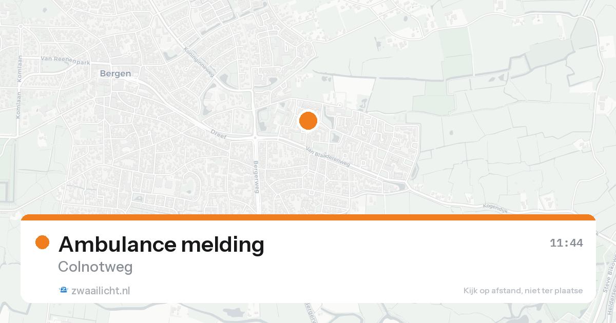 Ambulance melding — 2 jun 2026
