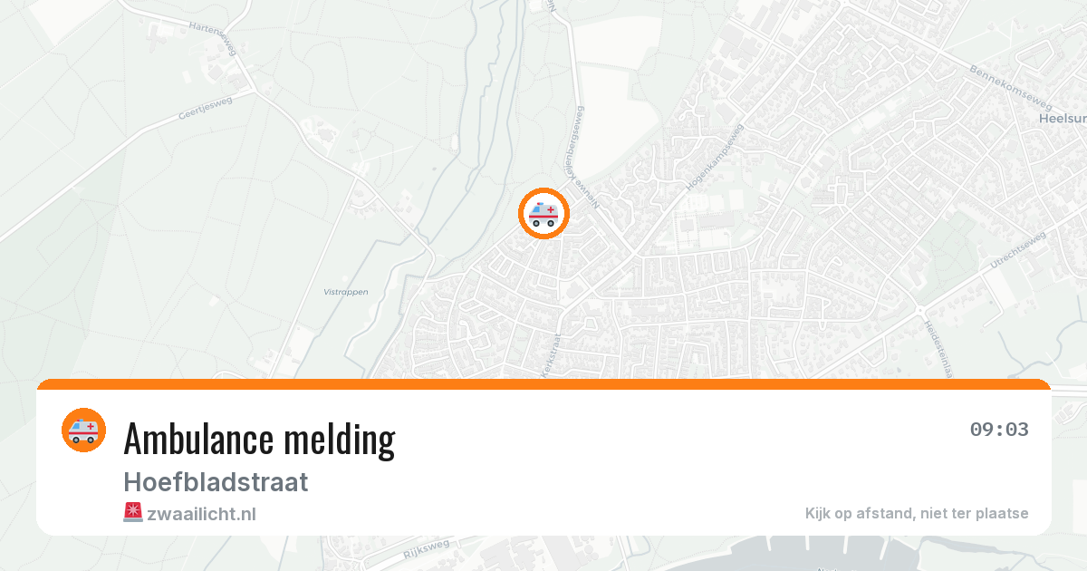 Ambulance melding — 23 feb 2026