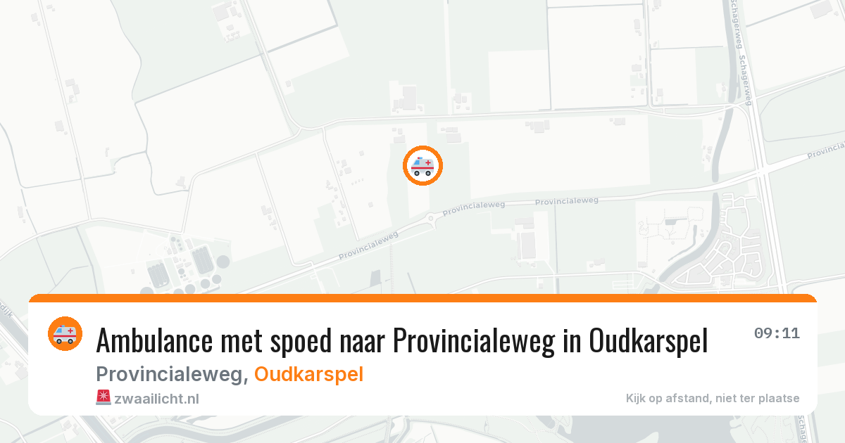 Ambulance met spoed naar Provincialeweg in Oudkarspel — 2 jun 2026