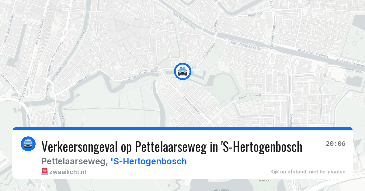 Verkeersongeval op Pettelaarseweg in 'S-Hertogenbosch — 2 mei 2026