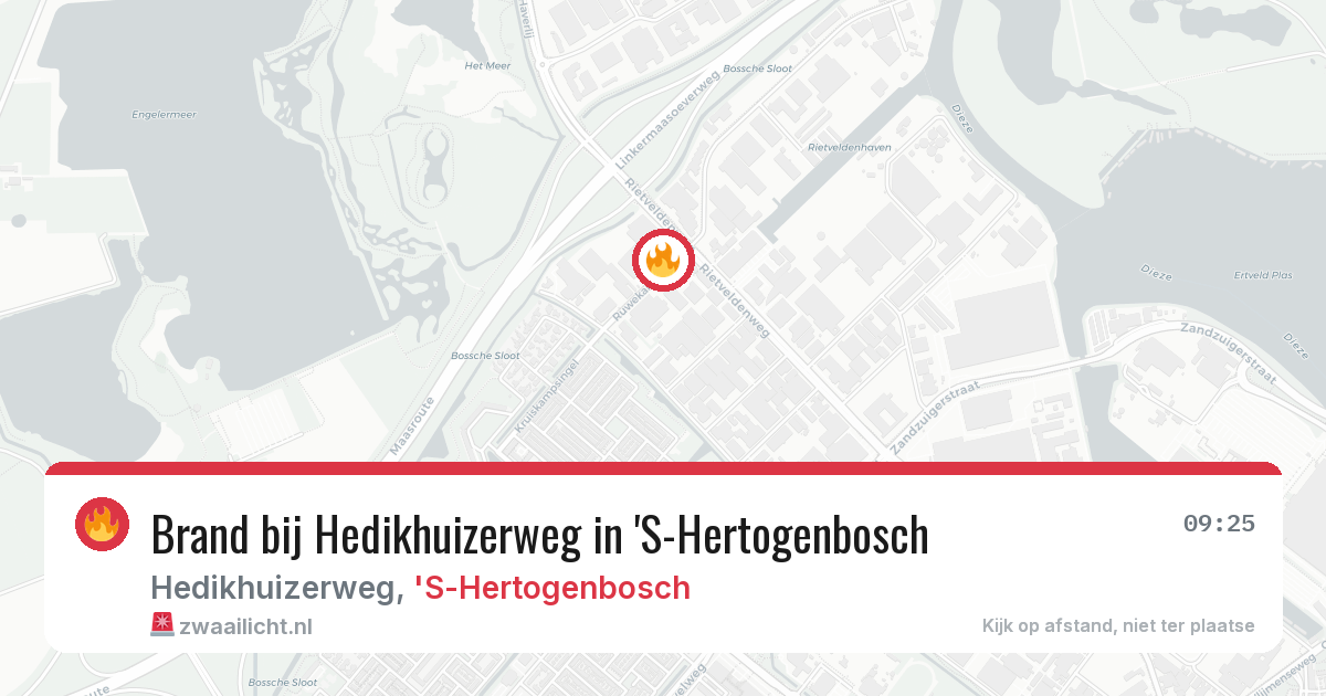 Brand bij Hedikhuizerweg in 'S-Hertogenbosch — 22 mei 2026