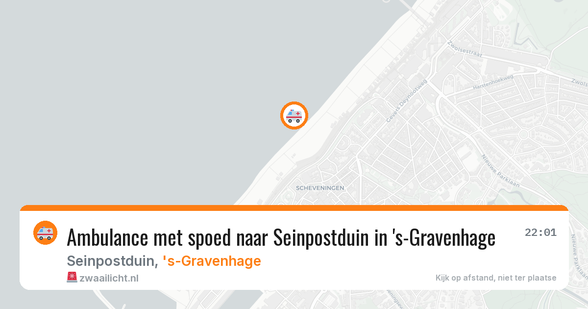Ambulance met spoed naar Seinpostduin in 's-Gravenhage — 8 feb 2026
