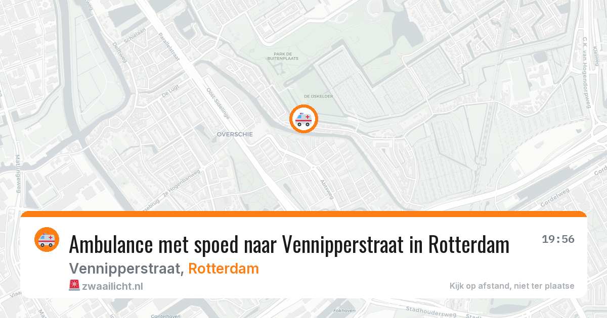Ambulance met spoed naar Vennipperstraat in Rotterdam — 4 jul 2026