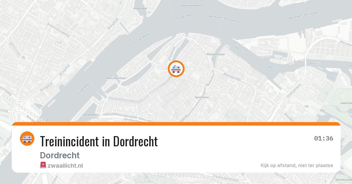 Treinincident in Dordrecht — 16 jun 2026