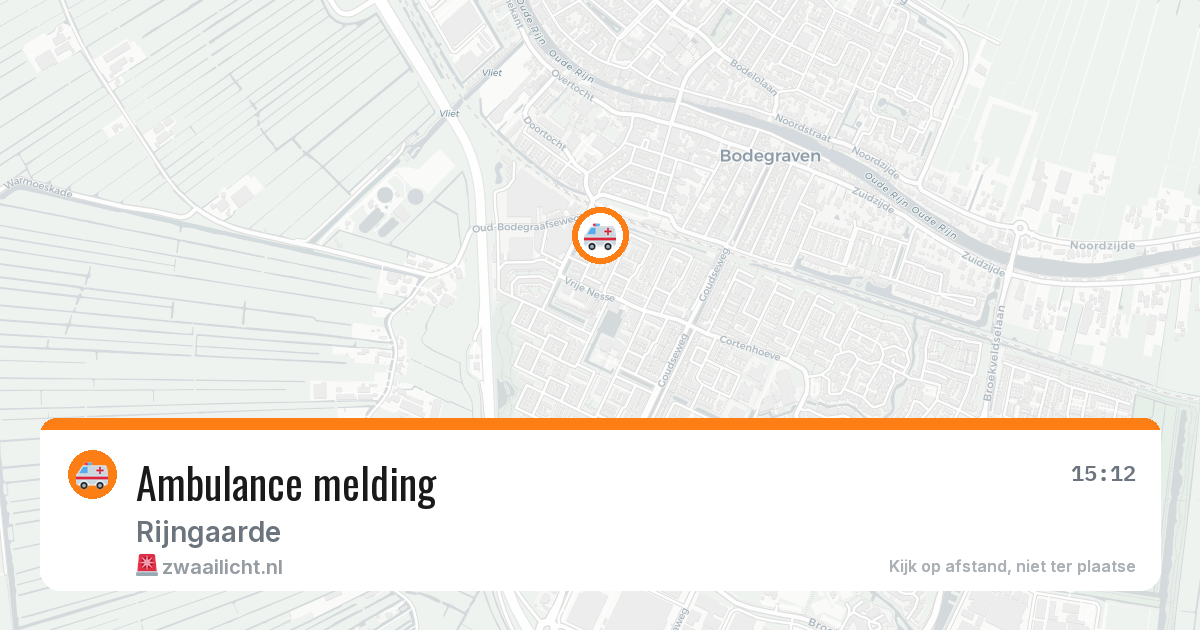 Ambulance melding — 8 feb 2026