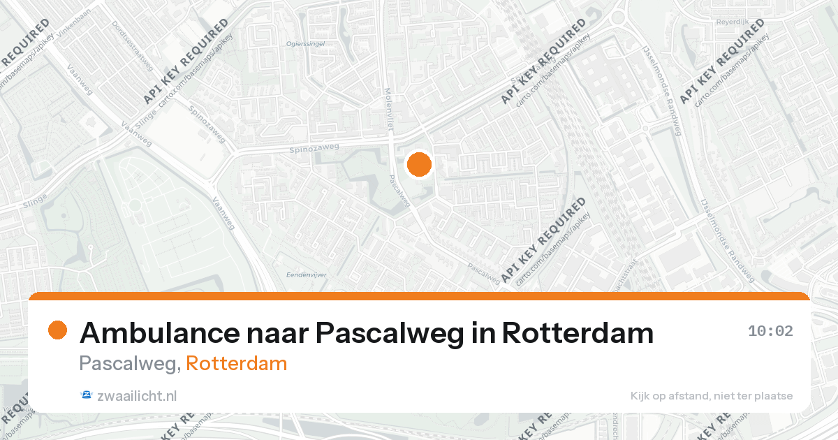 Ambulance naar Pascalweg in Rotterdam — 16 jul 2026