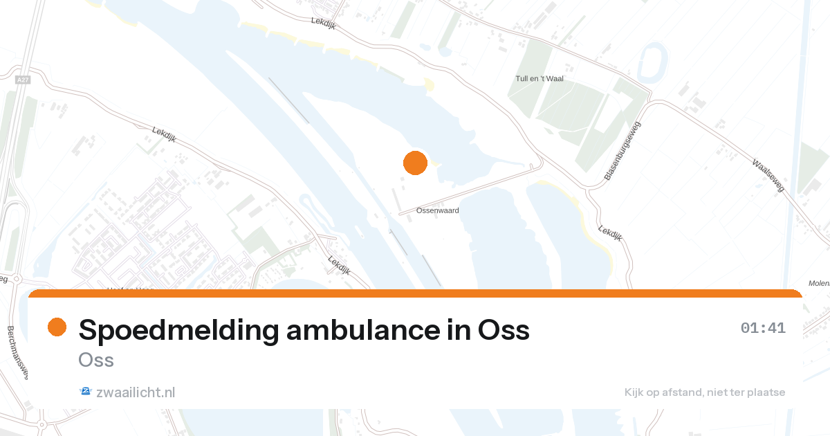 Spoedmelding ambulance in Oss — 7 feb 2026