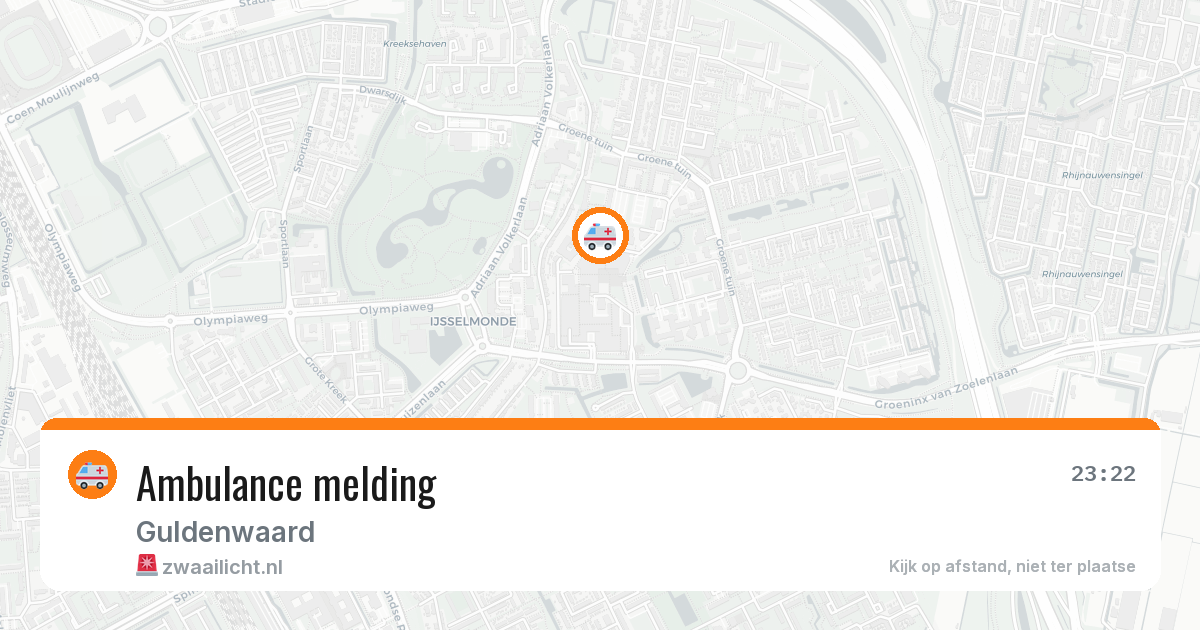 Ambulance melding — 1 jul 2026