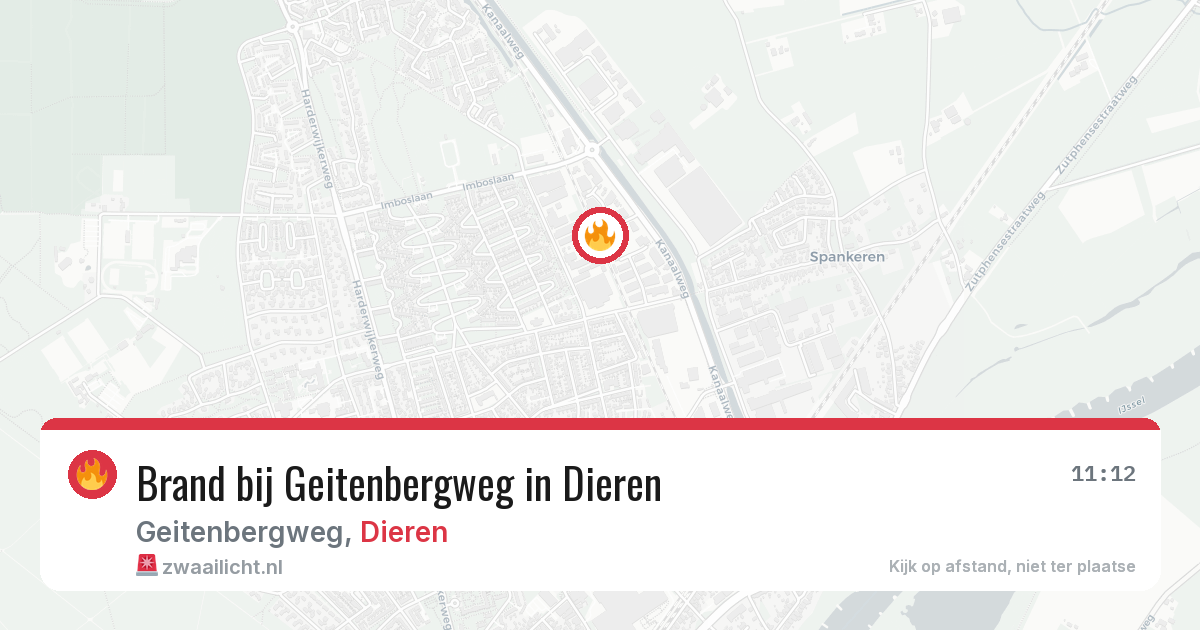 Brand bij Geitenbergweg in Dieren — 28 jun 2026