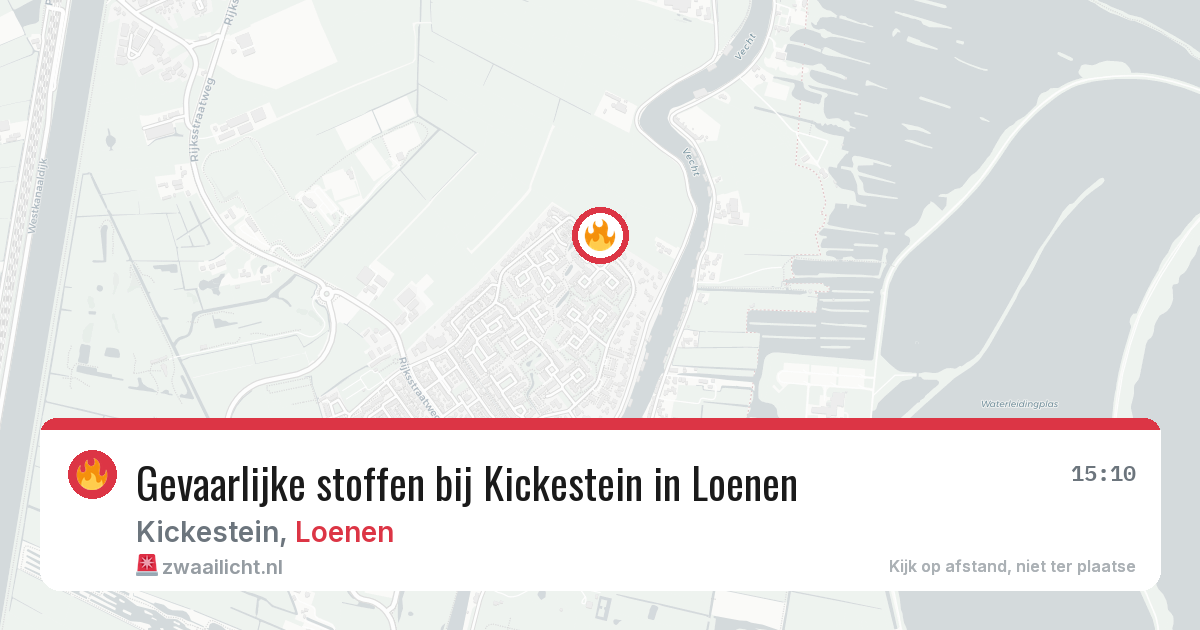 Gevaarlijke stoffen bij Kickestein in Loenen — 23 feb 2026