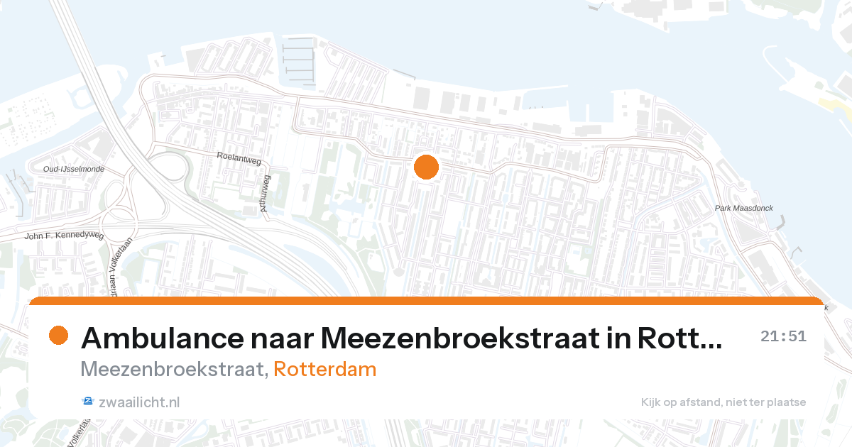 Ambulance naar Meezenbroekstraat in Rotterdam — 27 aug 2026