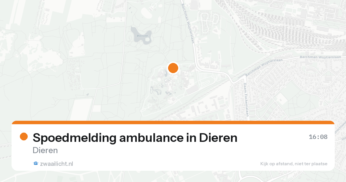Spoedmelding ambulance in Dieren — 7 feb 2026