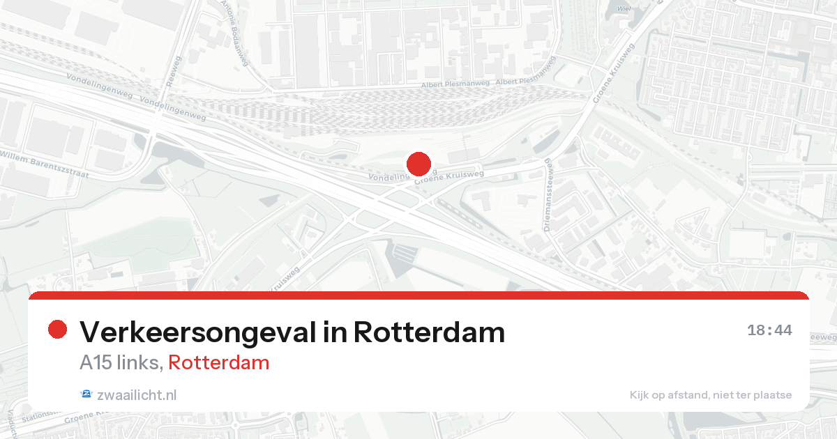 Verkeersongeval in Rotterdam — 19 aug 2026