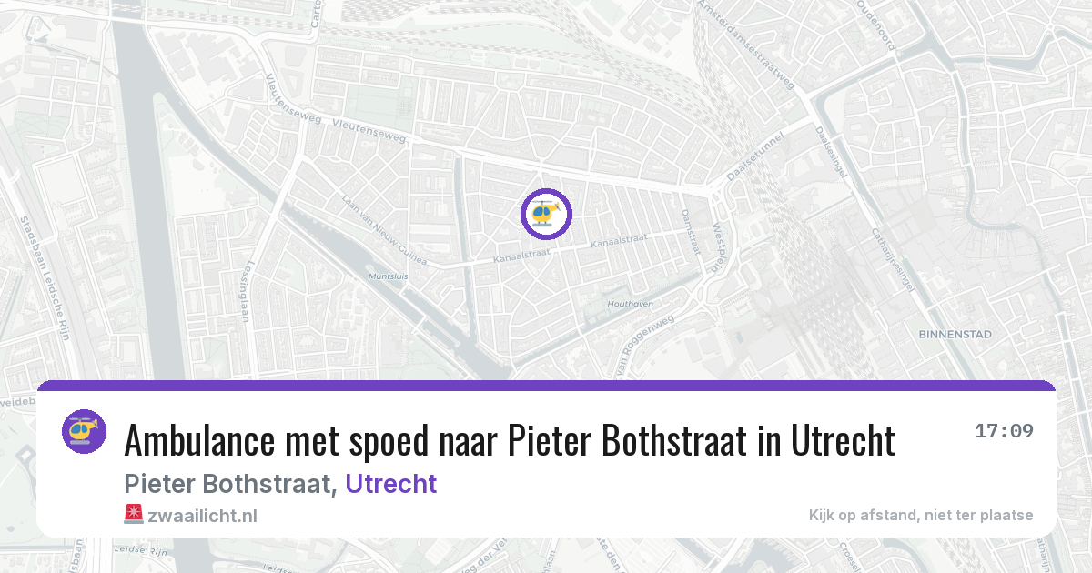 Ambulance met spoed naar Pieter Bothstraat in Utrecht — 30 jun 2026