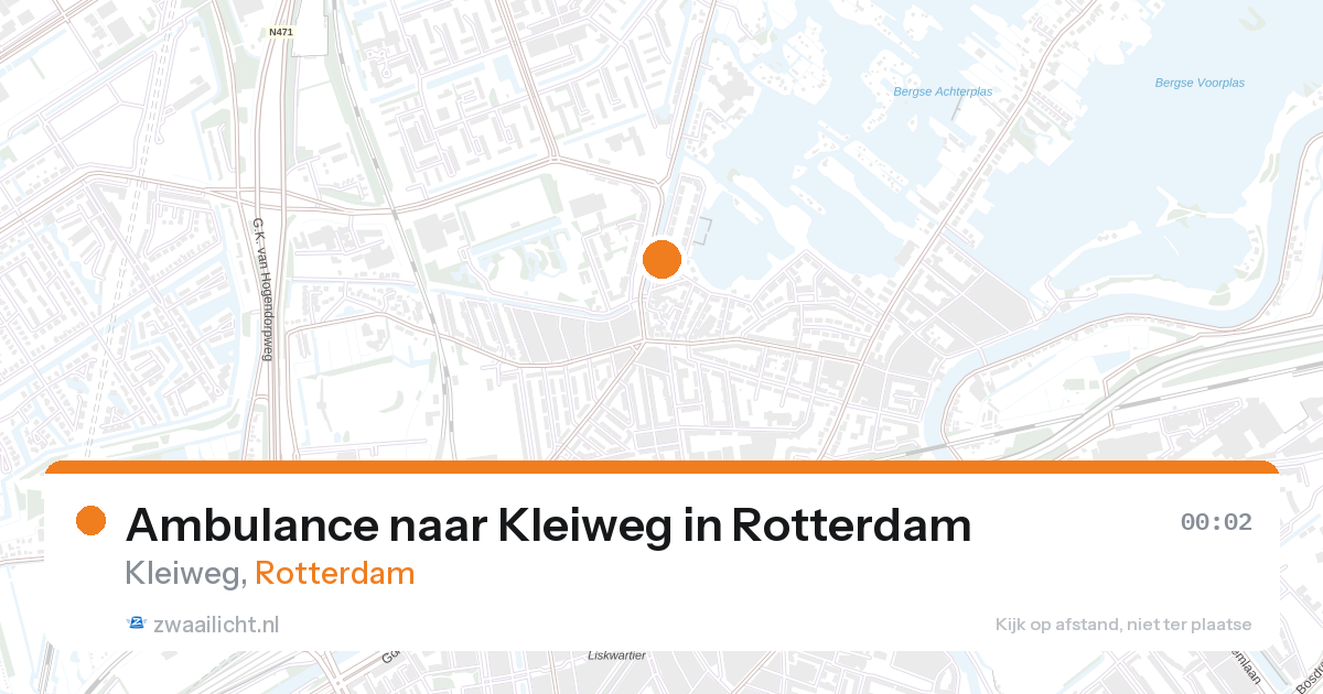 Ambulance naar Kleiweg in Rotterdam — 31 jan 2026