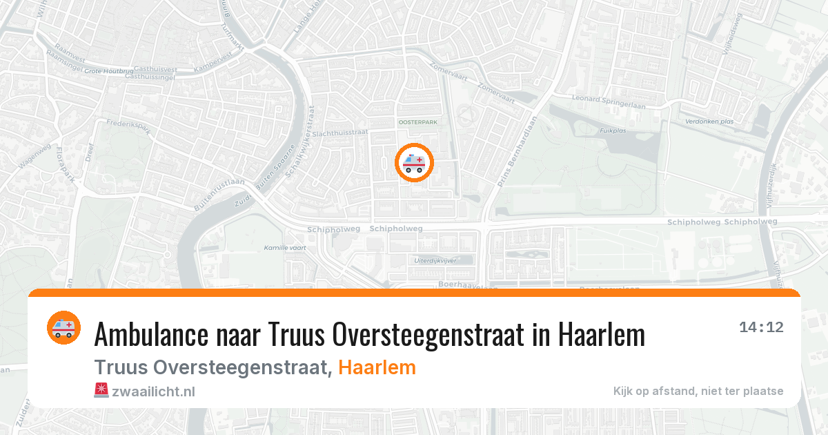 Ambulance naar Truus Oversteegenstraat in Haarlem — 1 jun 2026