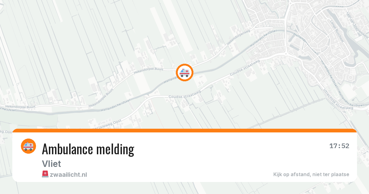 Ambulance melding — 19 jul 2026