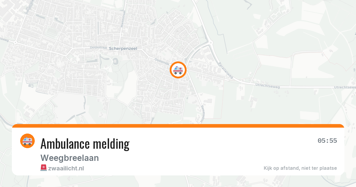 Ambulance melding — 4 jul 2026
