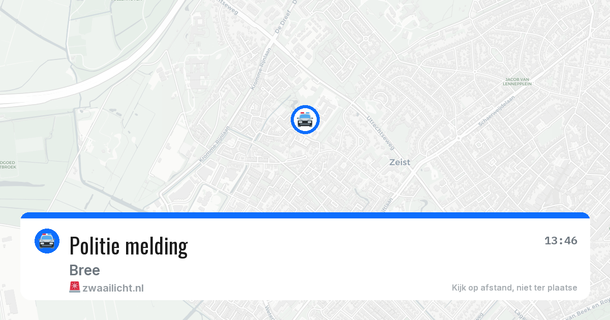 Politie melding — 20 jun 2026