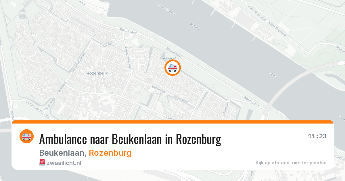 Ambulance naar Beukenlaan in Rozenburg — 17 jun 2026