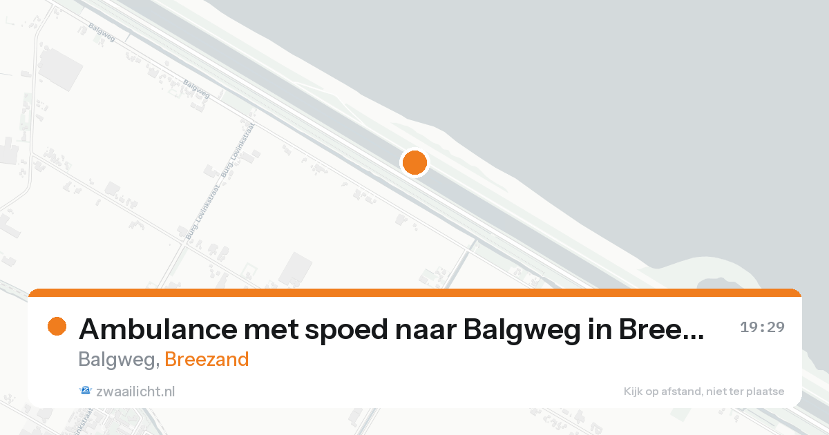Ambulance met spoed naar Balgweg in Breezand — 24 aug 2026