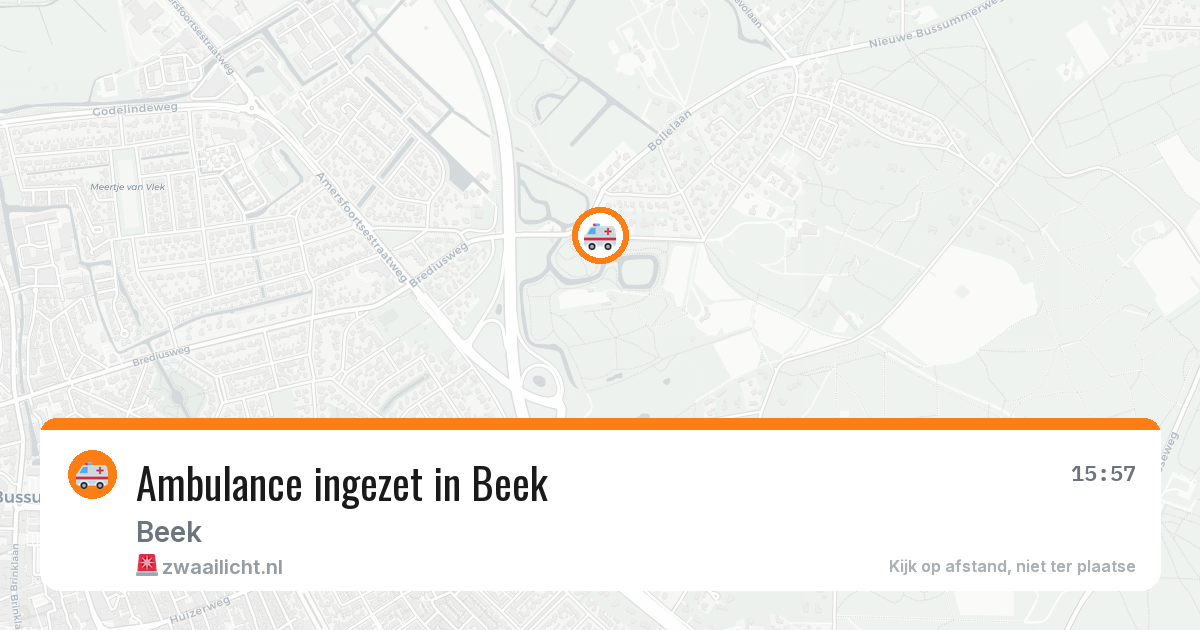Ambulance ingezet in Beek — 28 jun 2026