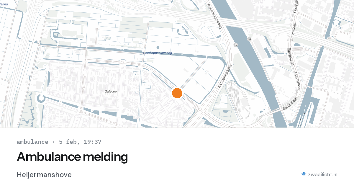 Ambulance melding — 5 feb 2026