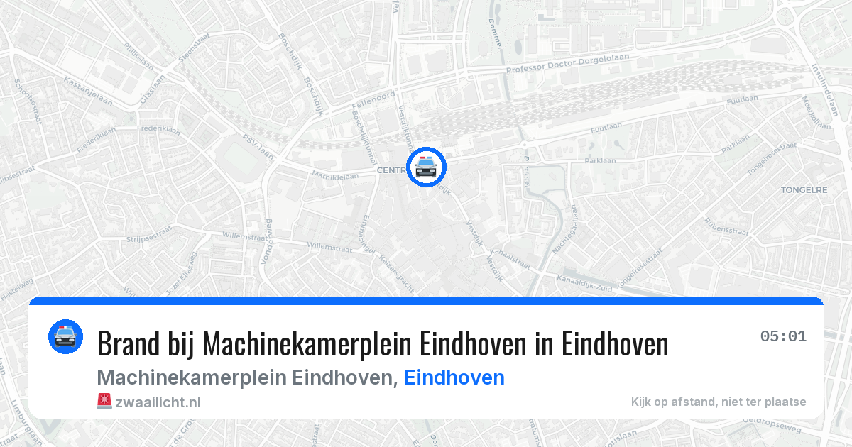 Brand bij Machinekamerplein Eindhoven in Eindhoven — 20 mrt 2026