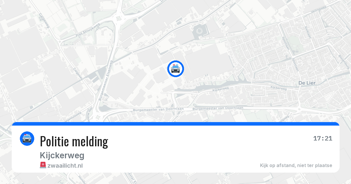 Politie melding — 21 apr 2026