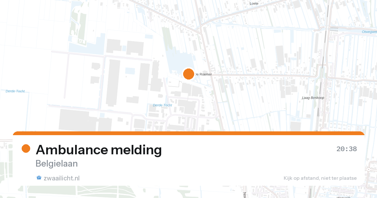 Ambulance melding — 31 jan 2026
