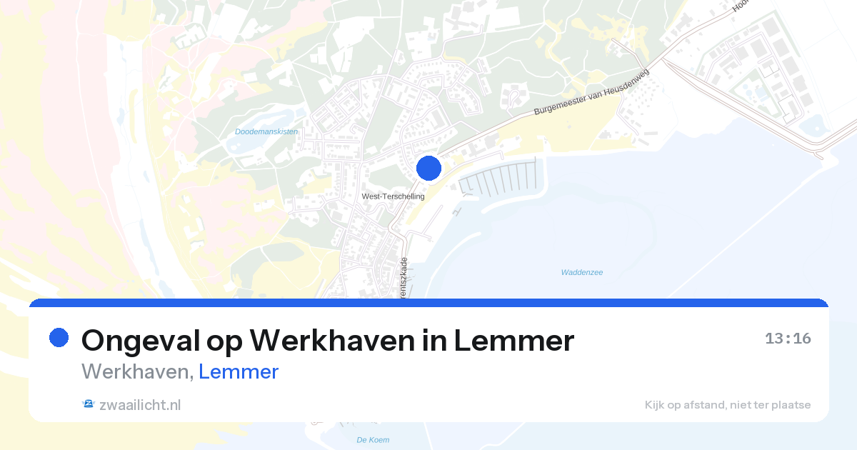 Ongeval op Werkhaven in Lemmer — 23 aug 2026