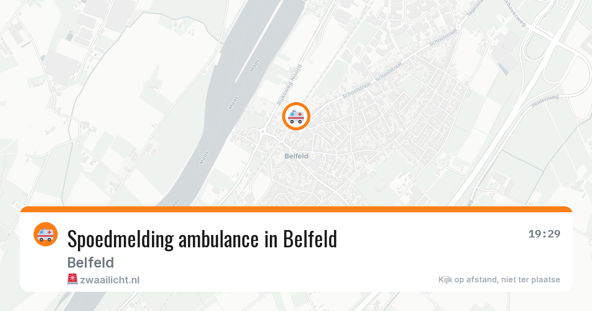 Spoedmelding ambulance in Belfeld — 3 jul 2026