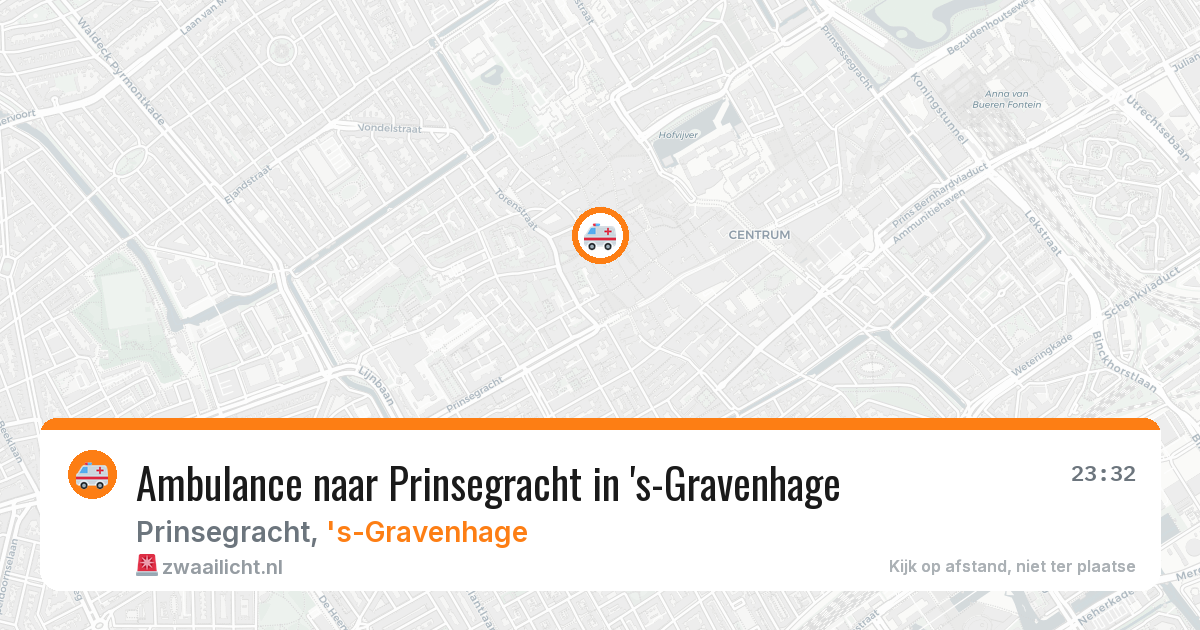 Ambulance naar Prinsegracht in 's-Gravenhage — 31 jan 2026