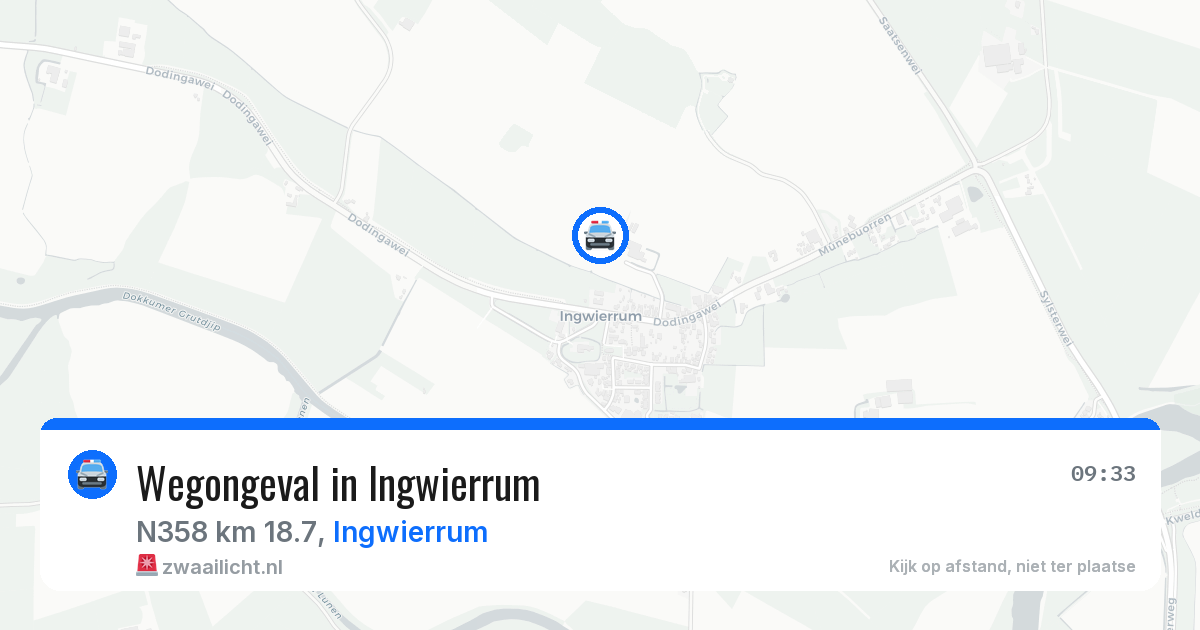 Wegongeval in Ingwierrum — 5 jun 2026