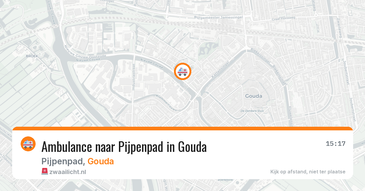 Ambulance naar Pijpenpad in Gouda — 27 mei 2026
