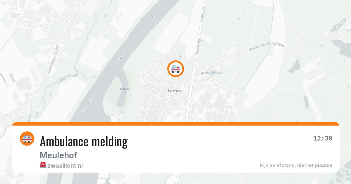 Ambulance melding — 29 jun 2026