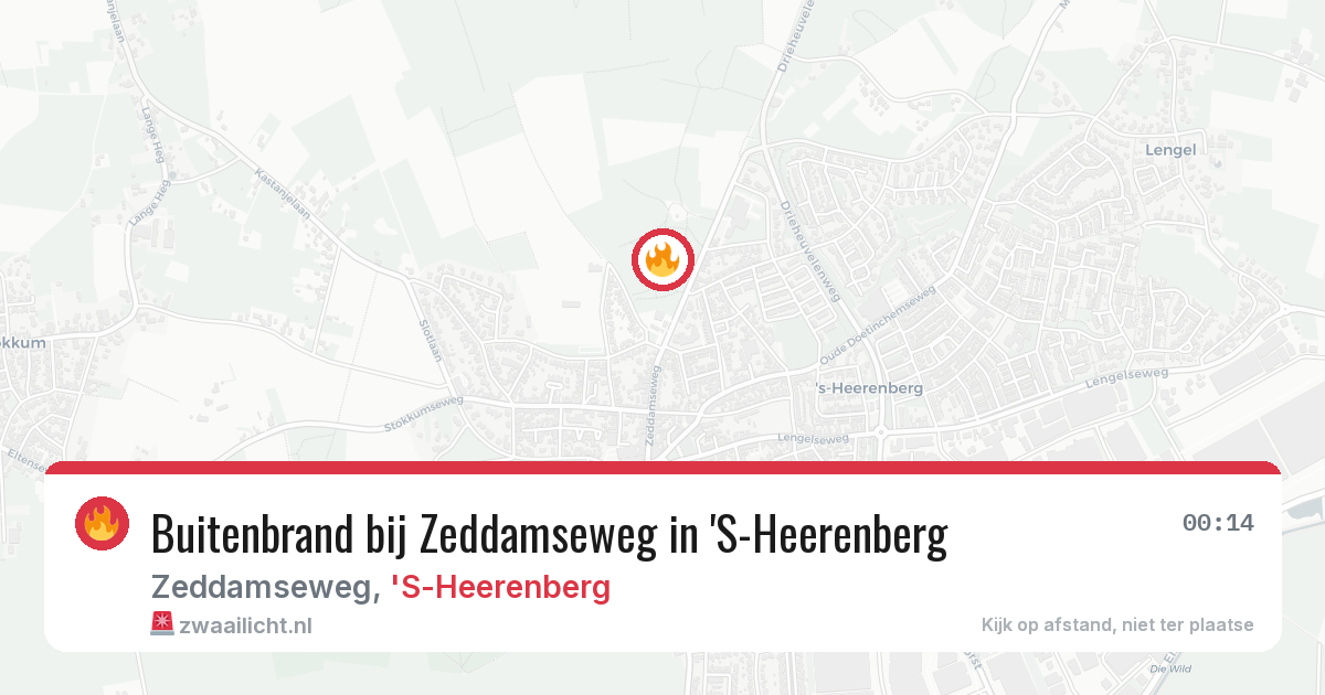 Buitenbrand bij Zeddamseweg in 'S-Heerenberg — 19 jul 2026