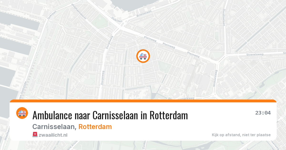 Ambulance naar Carnisselaan in Rotterdam — 4 jul 2026