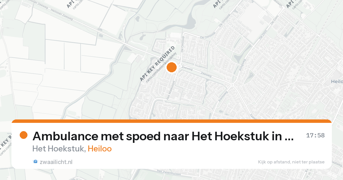 Ambulance met spoed naar Het Hoekstuk in Heiloo — 6 jun 2026