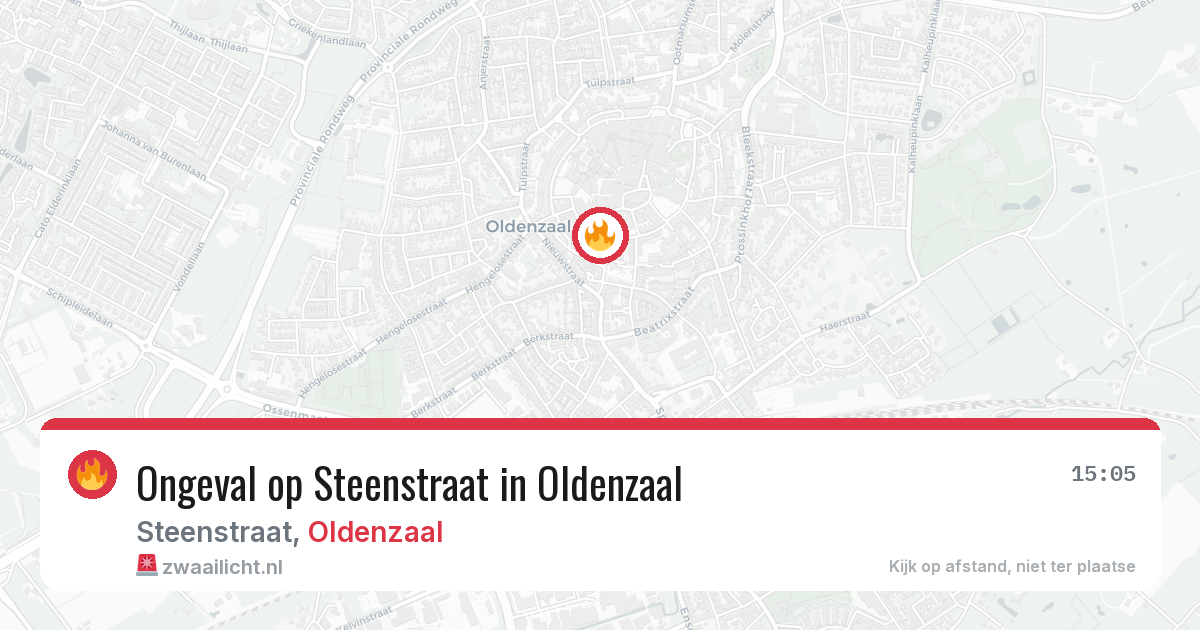 Ongeval op Steenstraat in Oldenzaal — 3 jun 2026
