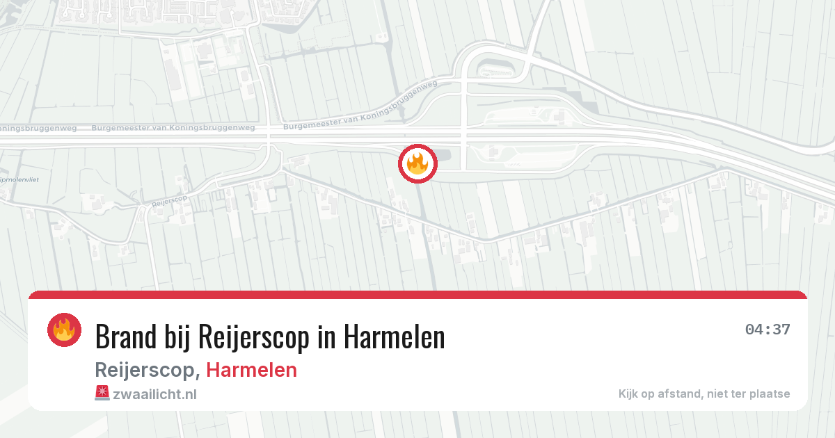 Brand bij Reijerscop in Harmelen — 12 feb 2026